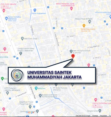 Campus Location & Map (Google Map) Universitas Saintek Muhammadiy Pts Ptn